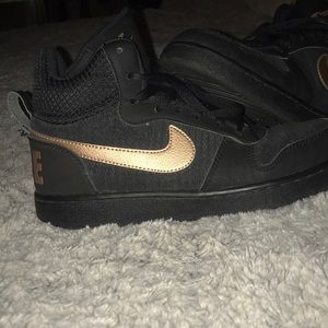 Nike with rose gold